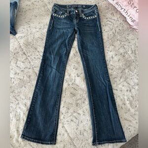 LA idol Dark Blue Boot Cut Jeans